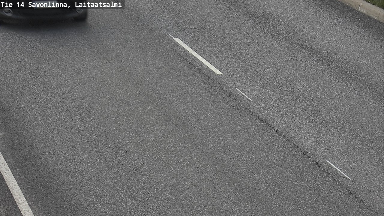 Weather Camera Image Road 14 Savonlinna, Laitaatsalmi, Savonlinna, Etelä-Savo