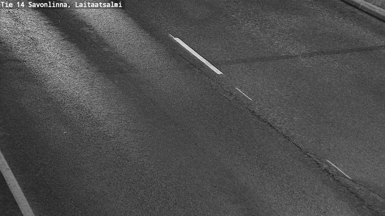 Weather Camera Image Väg 14 Nyslott, Laitaatsalmi, Savonlinna, Etelä-Savo