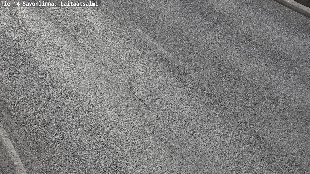 Weather Camera Image Väg 14 Nyslott, Laitaatsalmi, Savonlinna, Etelä-Savo