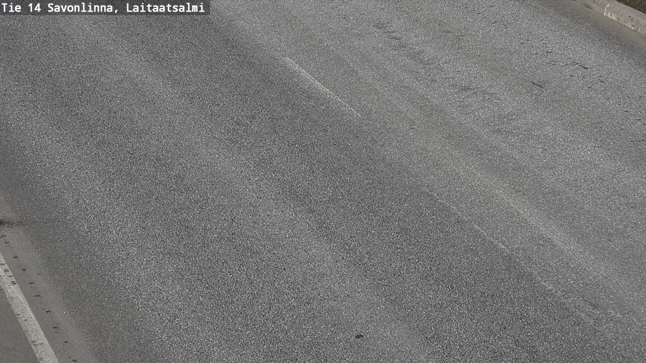 Weather Camera Image Väg 14 Nyslott, Laitaatsalmi, Savonlinna, Etelä-Savo