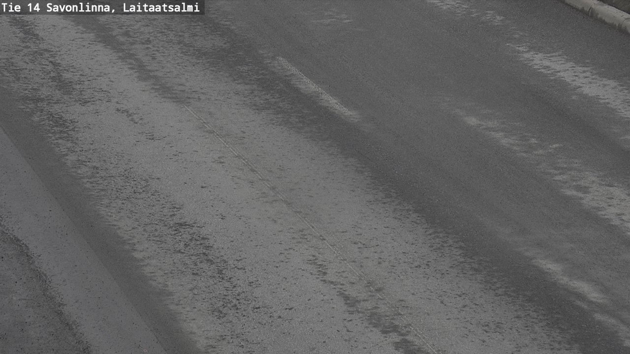 Weather Camera Image Road 14 Savonlinna, Laitaatsalmi, Savonlinna, Etelä-Savo