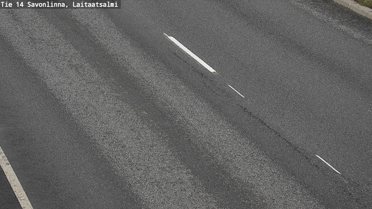 Weather Camera Image Road 14 Savonlinna, Laitaatsalmi, Savonlinna, Etelä-Savo