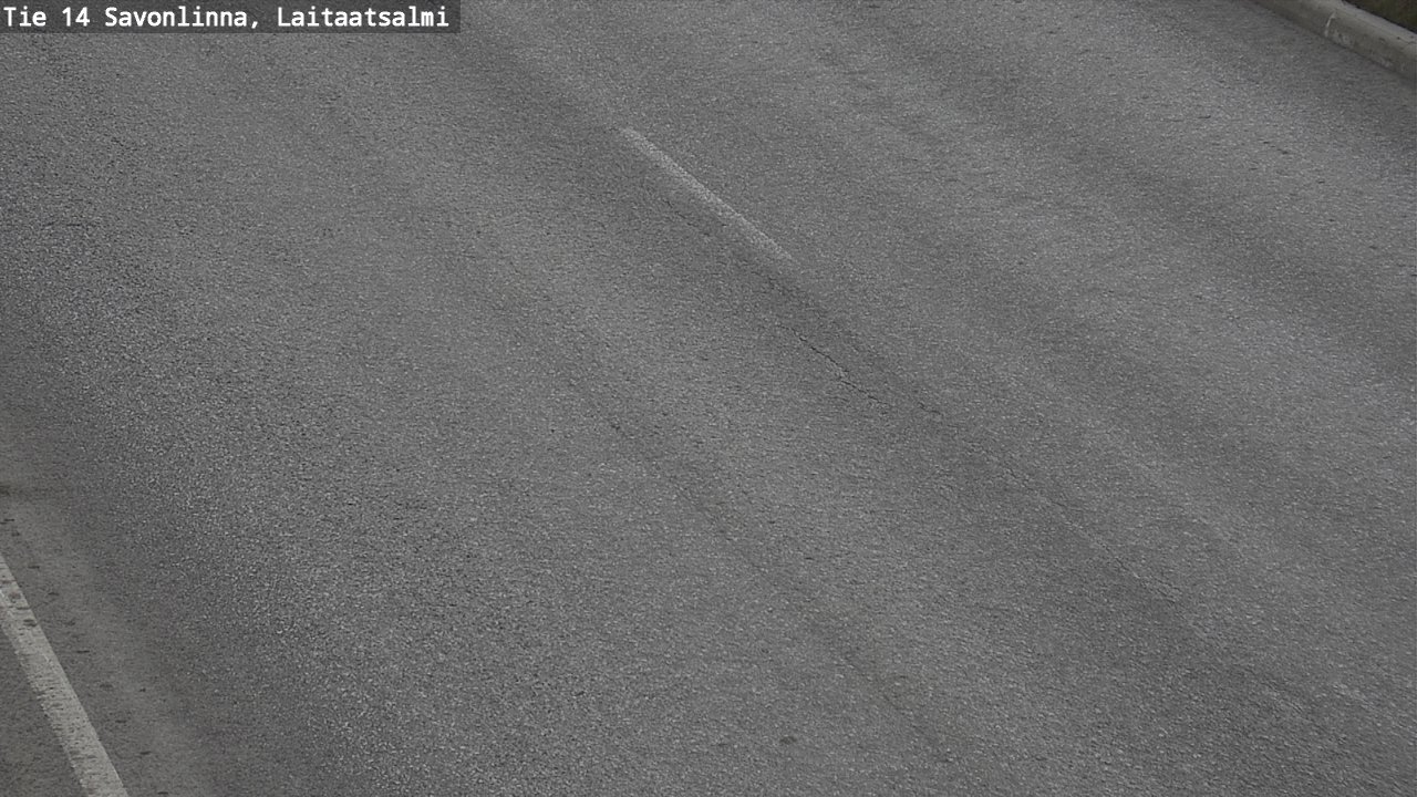 Weather Camera Image Väg 14 Nyslott, Laitaatsalmi, Savonlinna, Etelä-Savo