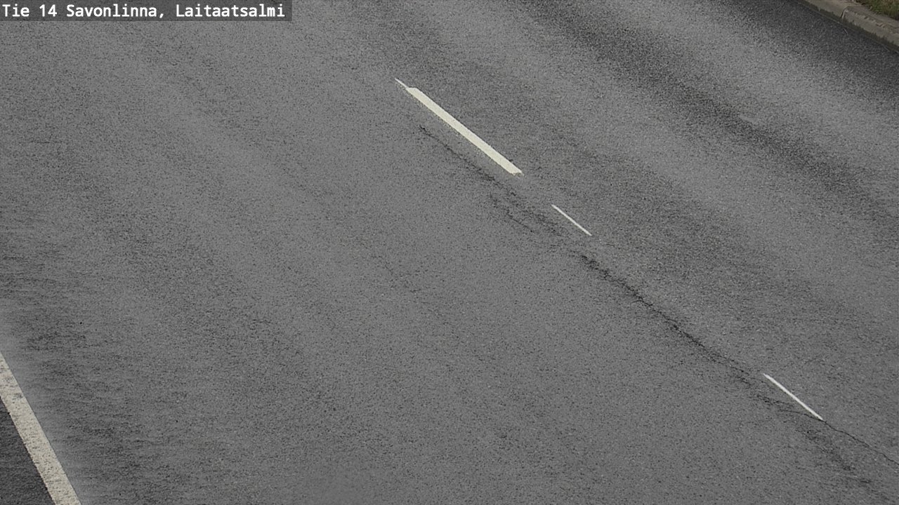 Weather Camera Image Road 14 Savonlinna, Laitaatsalmi, Savonlinna, Etelä-Savo