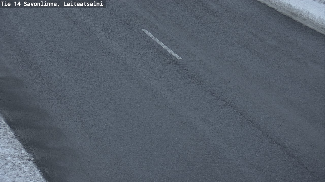 Weather Camera Image Väg 14 Nyslott, Laitaatsalmi, Savonlinna, Etelä-Savo