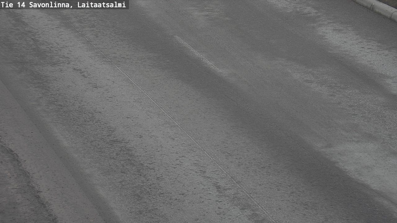 Weather Camera Image Road 14 Savonlinna, Laitaatsalmi, Savonlinna, Etelä-Savo