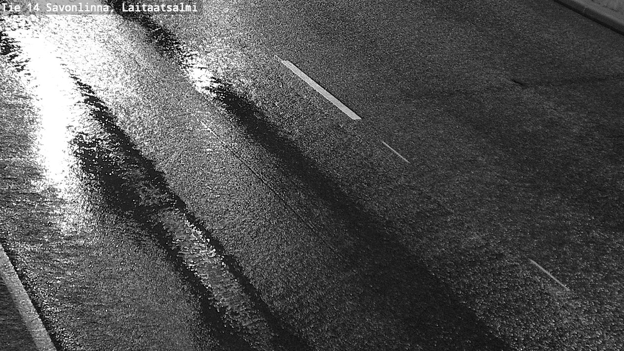 Weather Camera Image Väg 14 Nyslott, Laitaatsalmi, Savonlinna, Etelä-Savo
