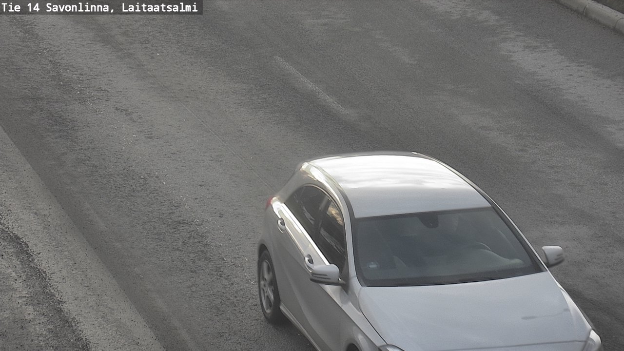 Weather Camera Image Väg 14 Nyslott, Laitaatsalmi, Savonlinna, Etelä-Savo