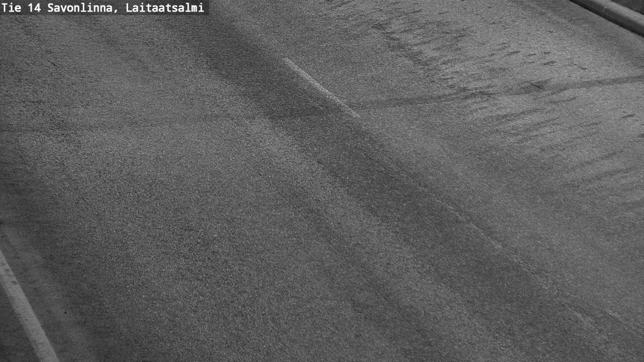 Weather Camera Image Väg 14 Nyslott, Laitaatsalmi, Savonlinna, Etelä-Savo