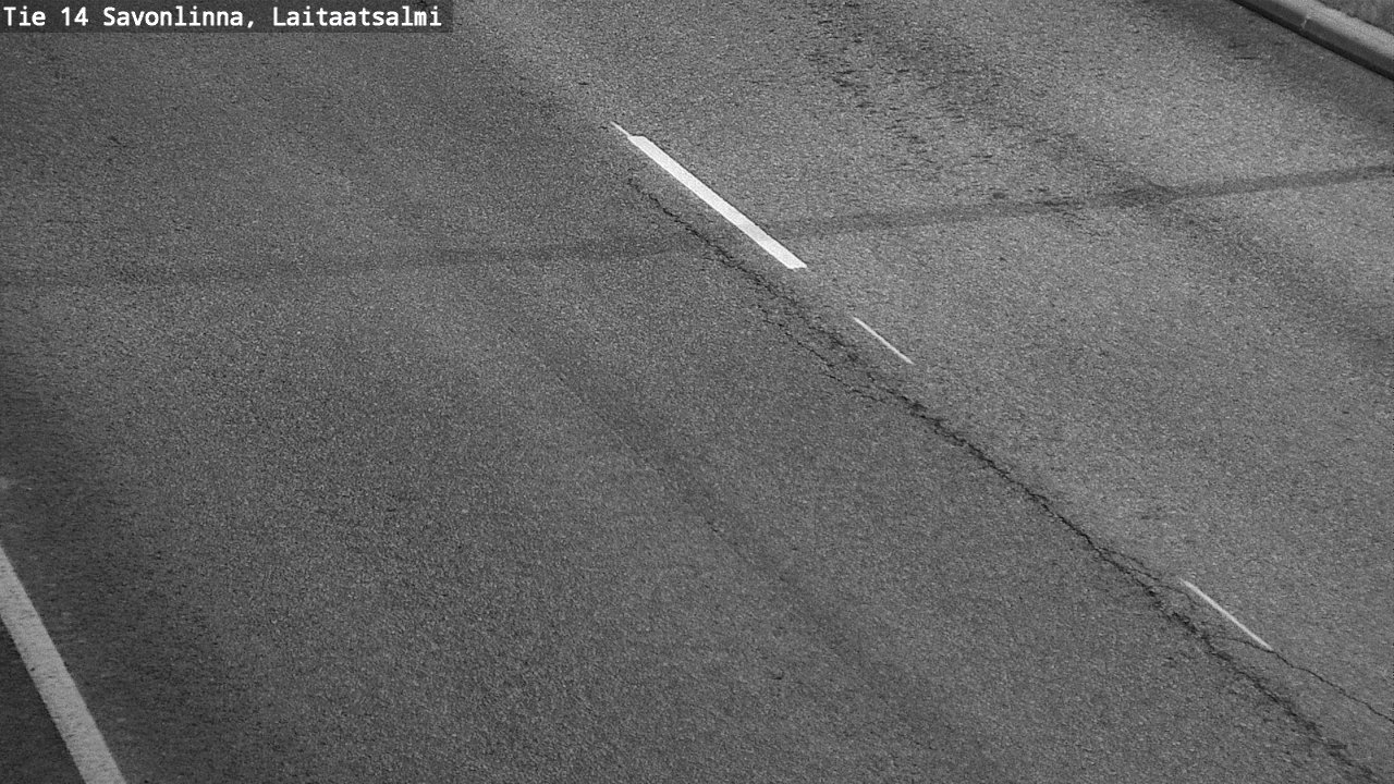 Weather Camera Image Väg 14 Nyslott, Laitaatsalmi, Savonlinna, Etelä-Savo