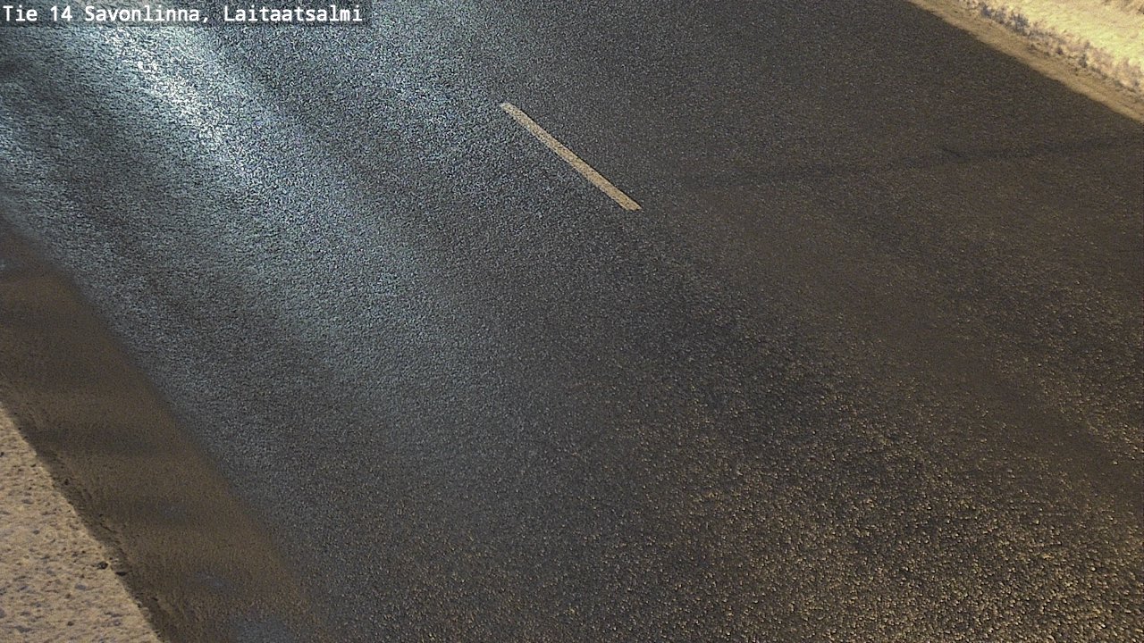 Weather Camera Image Väg 14 Nyslott, Laitaatsalmi, Savonlinna, Etelä-Savo