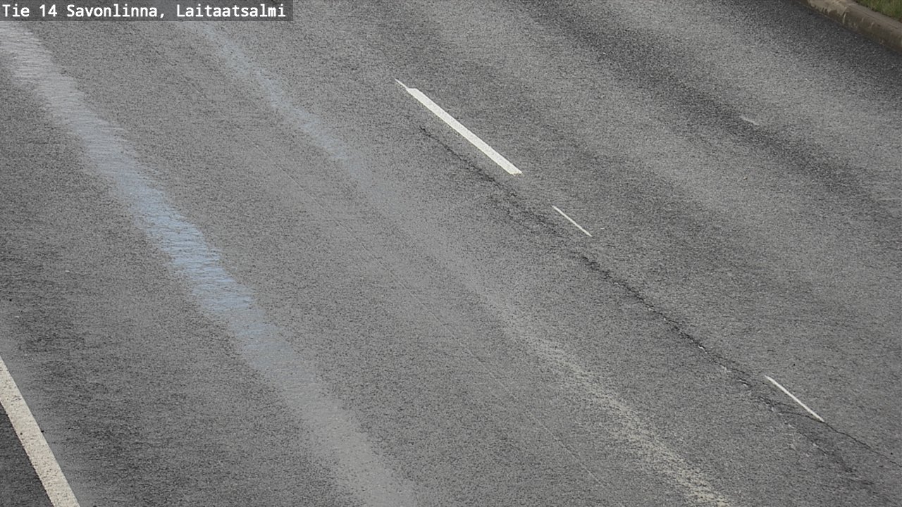 Weather Camera Image Väg 14 Nyslott, Laitaatsalmi, Savonlinna, Etelä-Savo