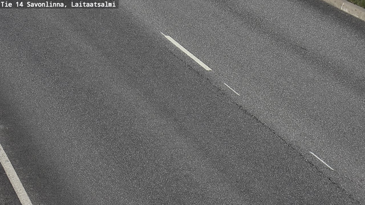 Weather Camera Image Road 14 Savonlinna, Laitaatsalmi, Savonlinna, Etelä-Savo