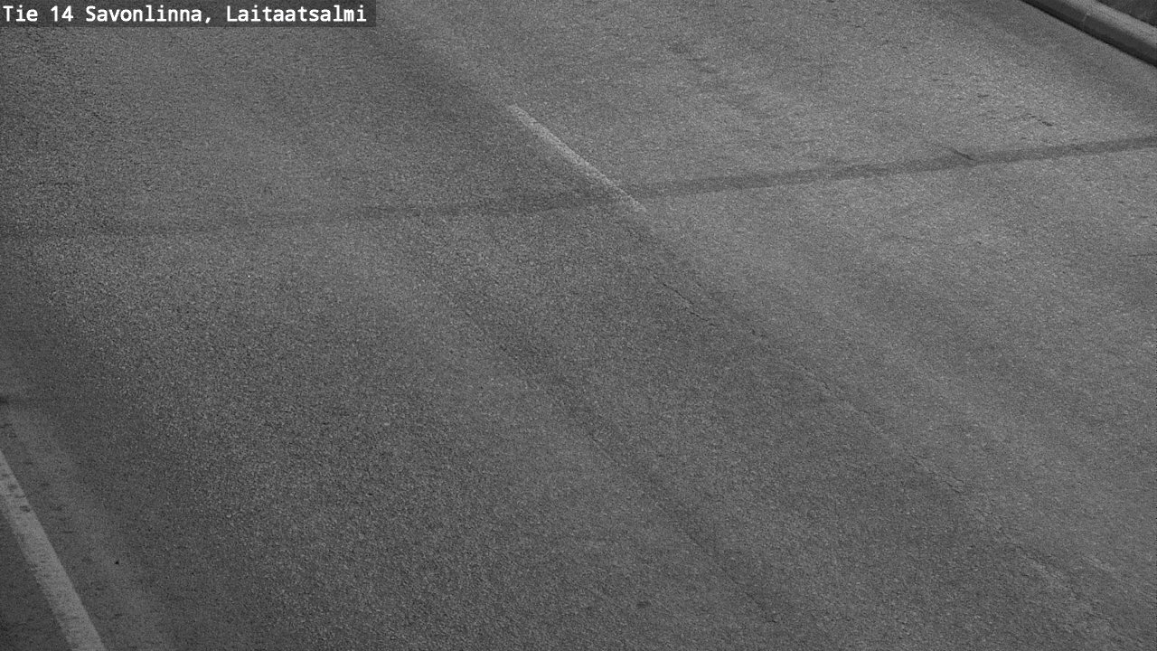 Weather Camera Image Väg 14 Nyslott, Laitaatsalmi, Savonlinna, Etelä-Savo