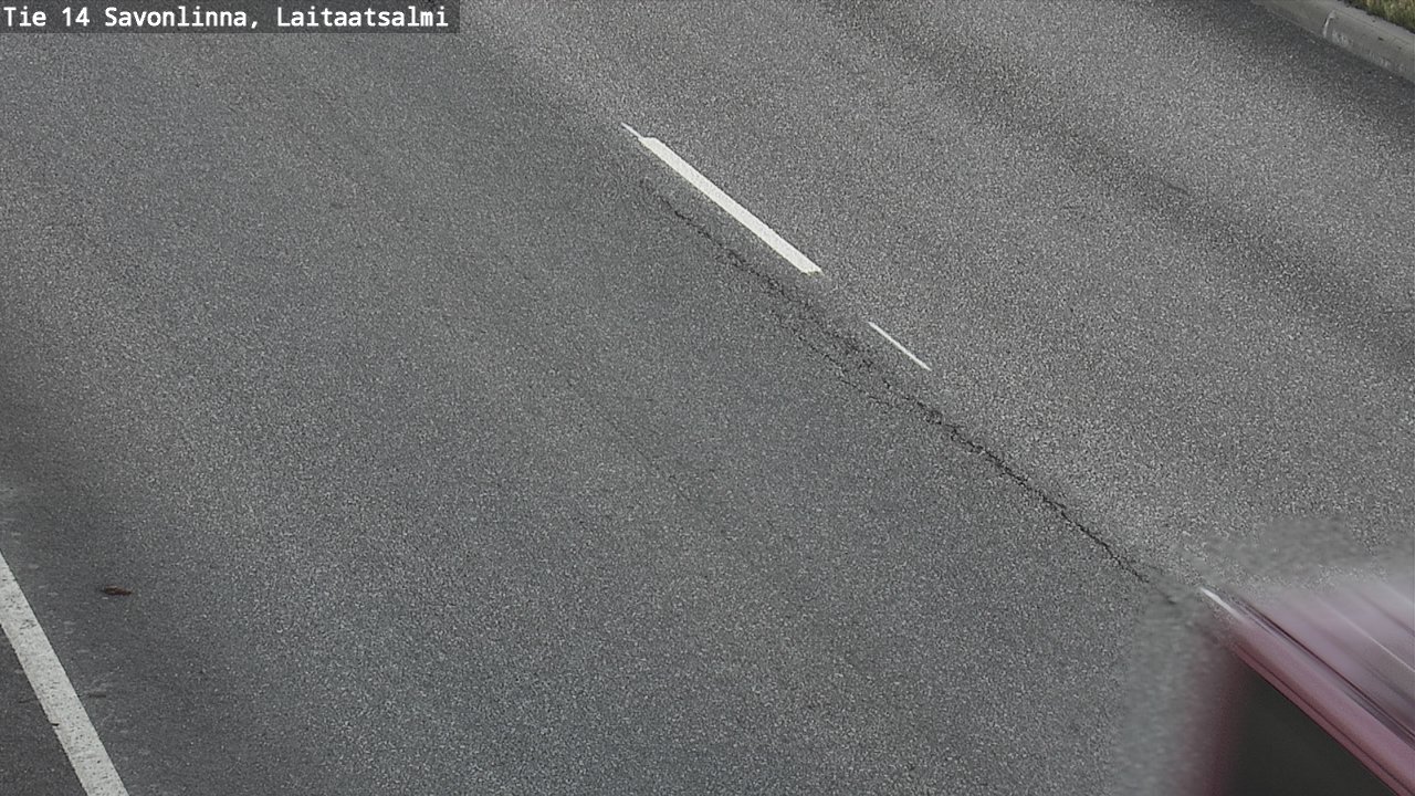 Weather Camera Image Road 14 Savonlinna, Laitaatsalmi, Savonlinna, Etelä-Savo