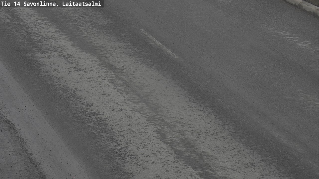 Weather Camera Image Road 14 Savonlinna, Laitaatsalmi, Savonlinna, Etelä-Savo