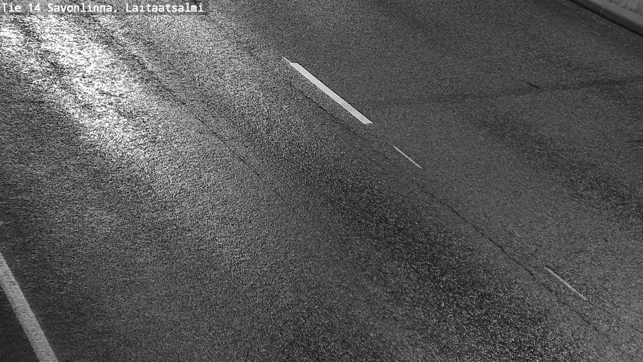 Weather Camera Image Väg 14 Nyslott, Laitaatsalmi, Savonlinna, Etelä-Savo