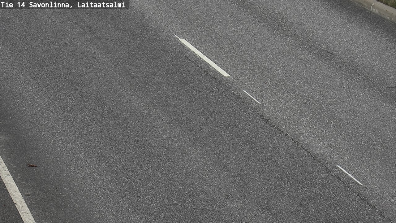 Weather Camera Image Road 14 Savonlinna, Laitaatsalmi, Savonlinna, Etelä-Savo