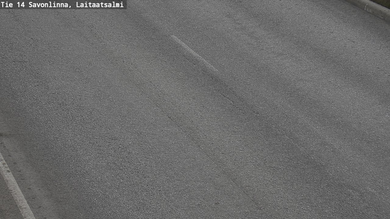 Weather Camera Image Väg 14 Nyslott, Laitaatsalmi, Savonlinna, Etelä-Savo