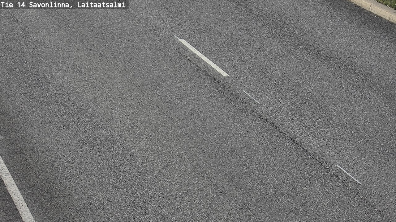 Weather Camera Image Road 14 Savonlinna, Laitaatsalmi, Savonlinna, Etelä-Savo