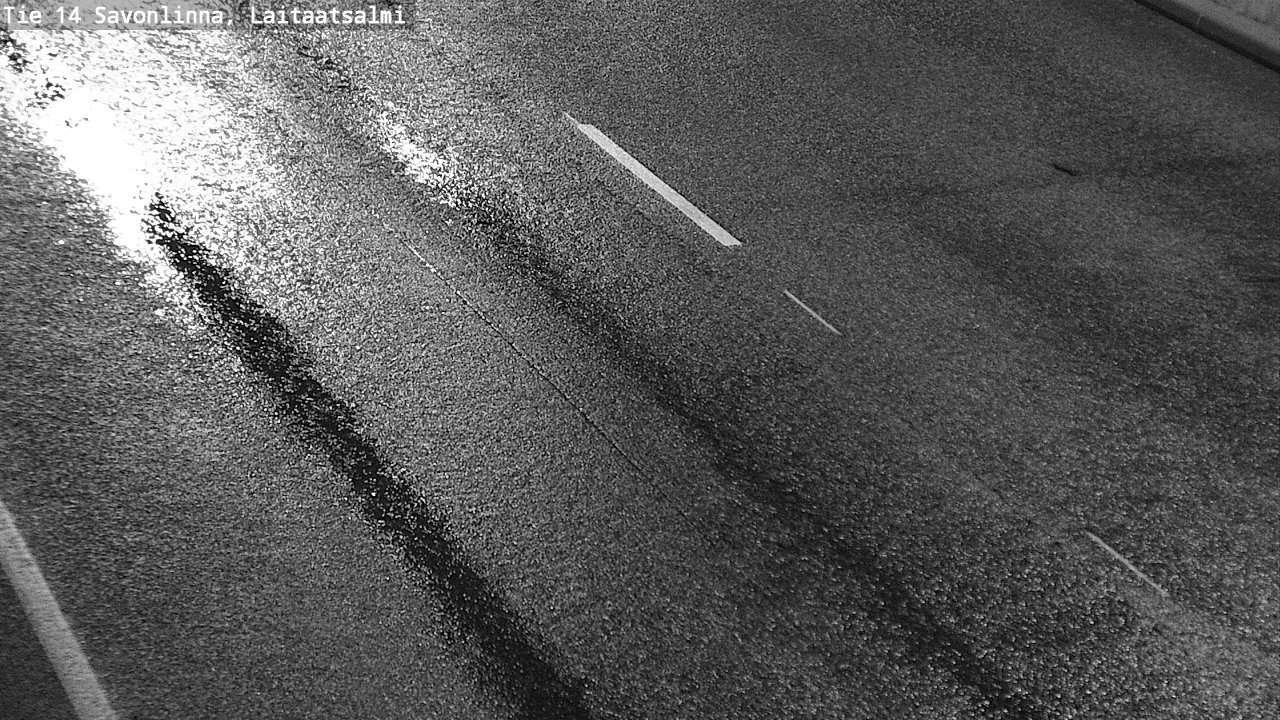 Weather Camera Image Väg 14 Nyslott, Laitaatsalmi, Savonlinna, Etelä-Savo