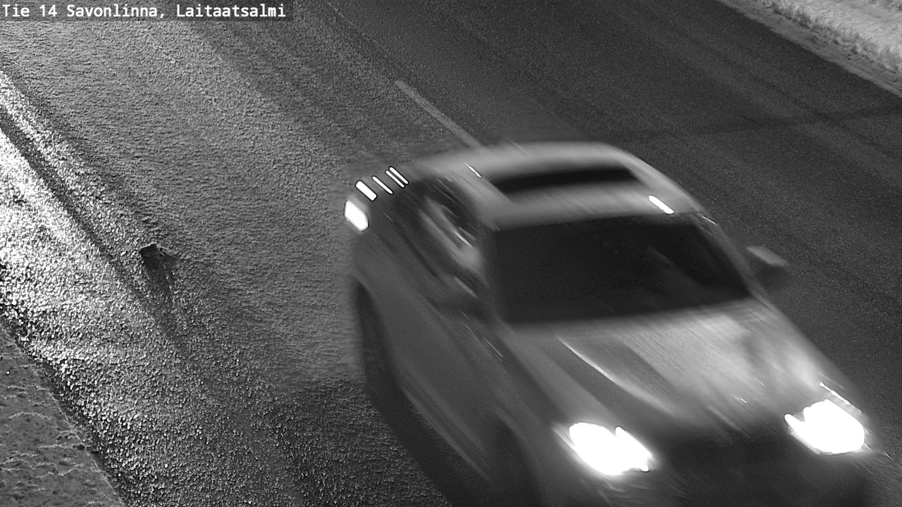 Weather Camera Image Väg 14 Nyslott, Laitaatsalmi, Savonlinna, Etelä-Savo