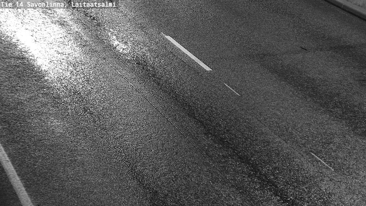 Weather Camera Image Väg 14 Nyslott, Laitaatsalmi, Savonlinna, Etelä-Savo