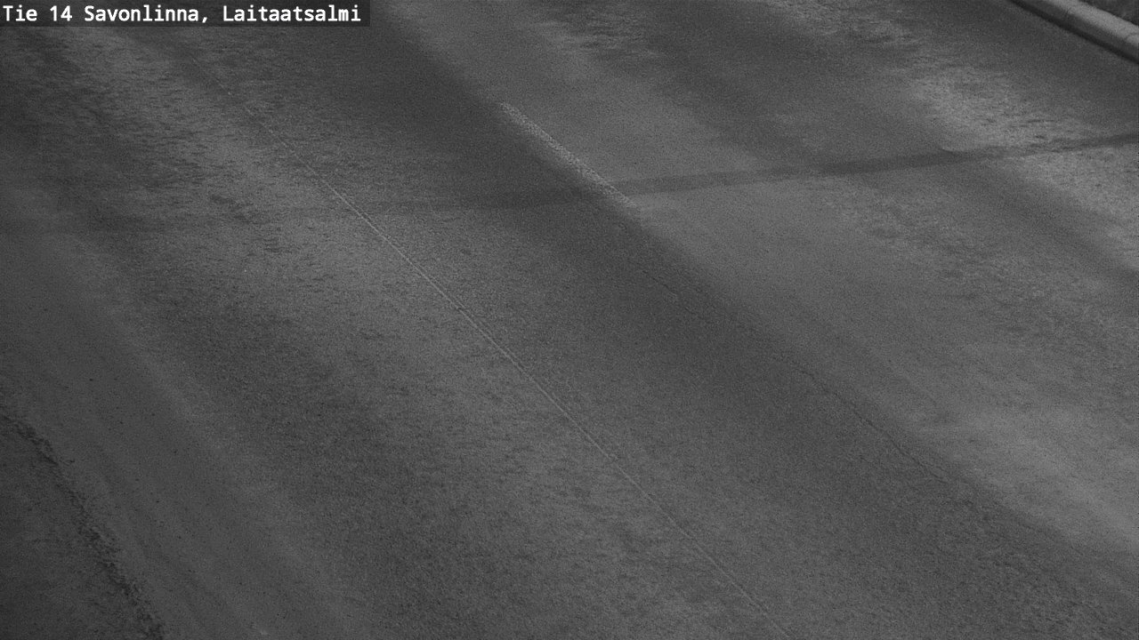 Weather Camera Image Road 14 Savonlinna, Laitaatsalmi, Savonlinna, Etelä-Savo