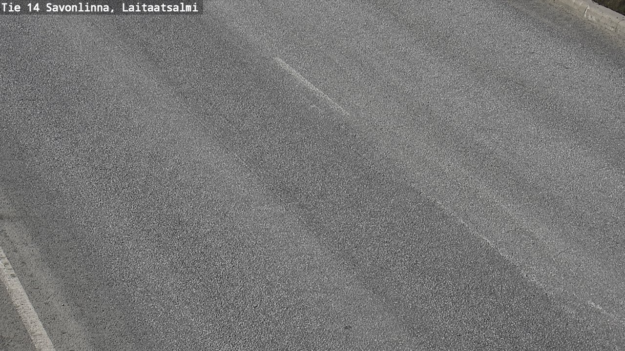Weather Camera Image Väg 14 Nyslott, Laitaatsalmi, Savonlinna, Etelä-Savo