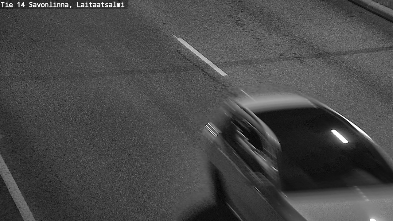 Weather Camera Image Väg 14 Nyslott, Laitaatsalmi, Savonlinna, Etelä-Savo