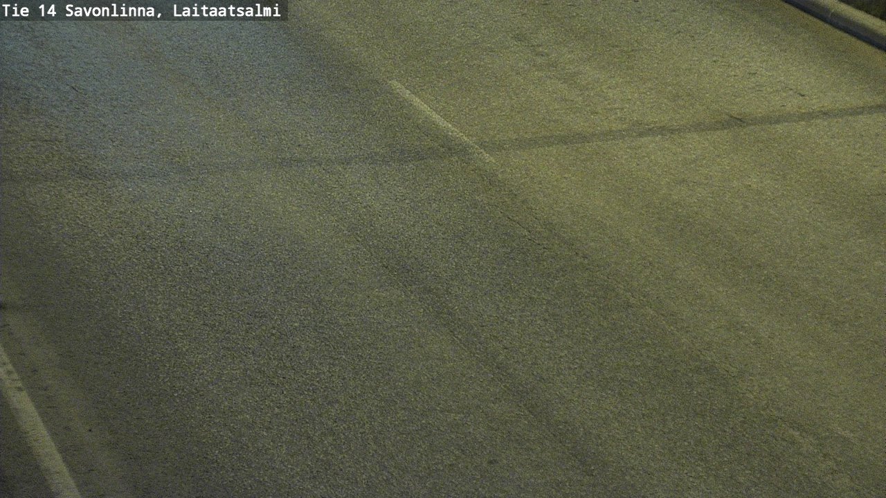 Weather Camera Image Väg 14 Nyslott, Laitaatsalmi, Savonlinna, Etelä-Savo
