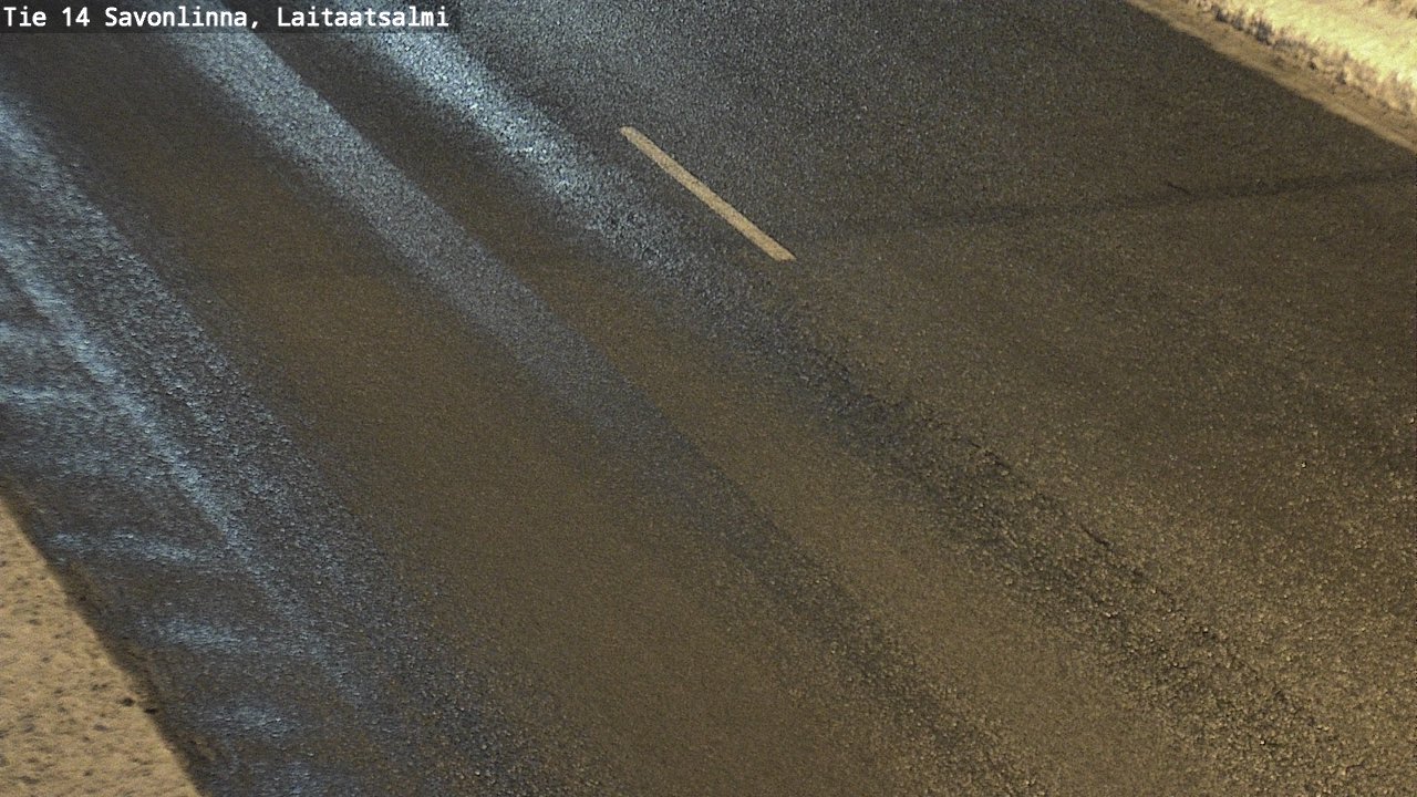 Weather Camera Image Väg 14 Nyslott, Laitaatsalmi, Savonlinna, Etelä-Savo