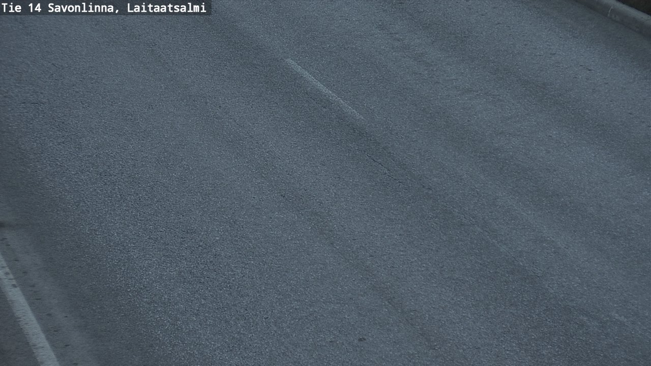Weather Camera Image Väg 14 Nyslott, Laitaatsalmi, Savonlinna, Etelä-Savo