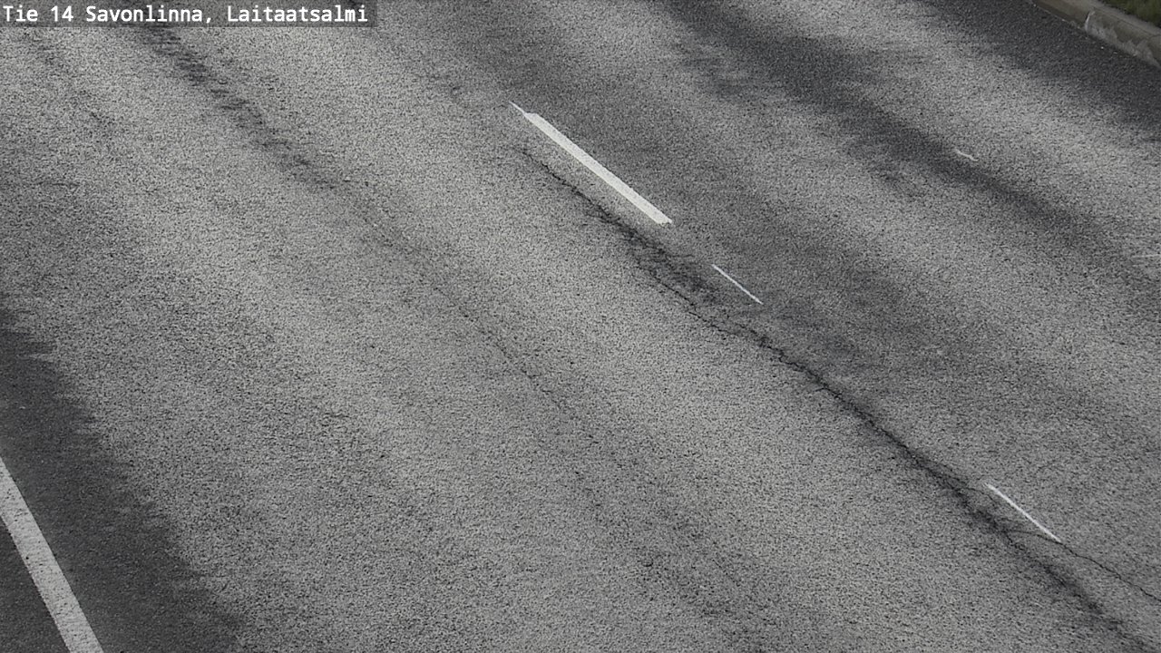 Weather Camera Image Väg 14 Nyslott, Laitaatsalmi, Savonlinna, Etelä-Savo