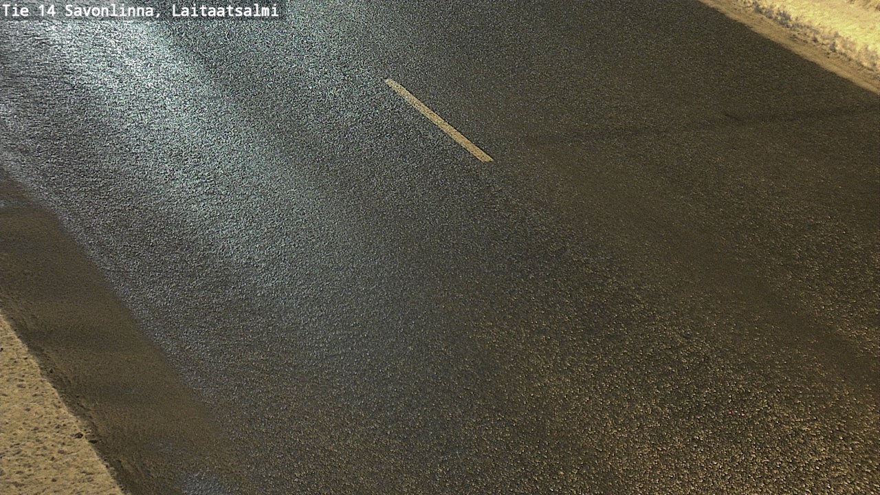 Weather Camera Image Väg 14 Nyslott, Laitaatsalmi, Savonlinna, Etelä-Savo