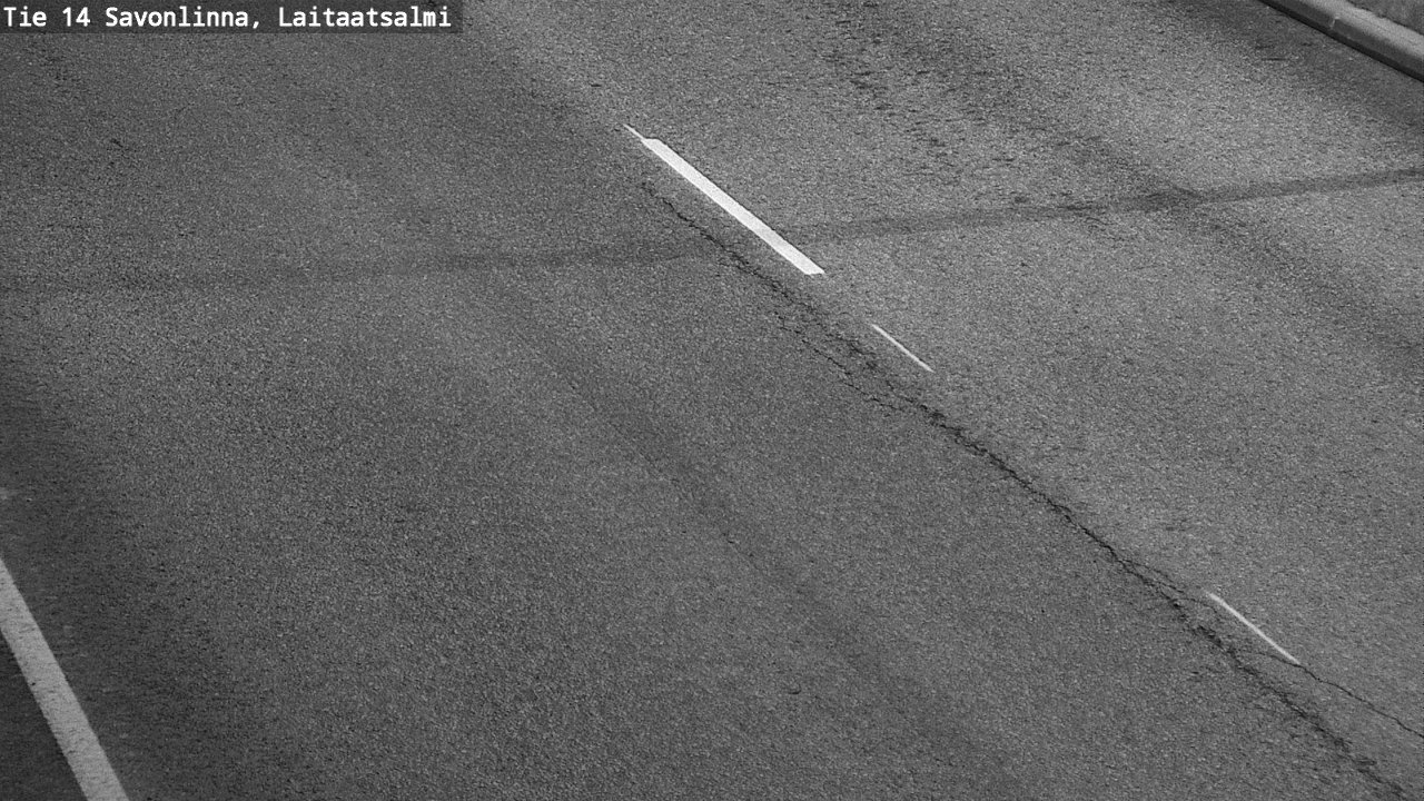 Weather Camera Image Väg 14 Nyslott, Laitaatsalmi, Savonlinna, Etelä-Savo