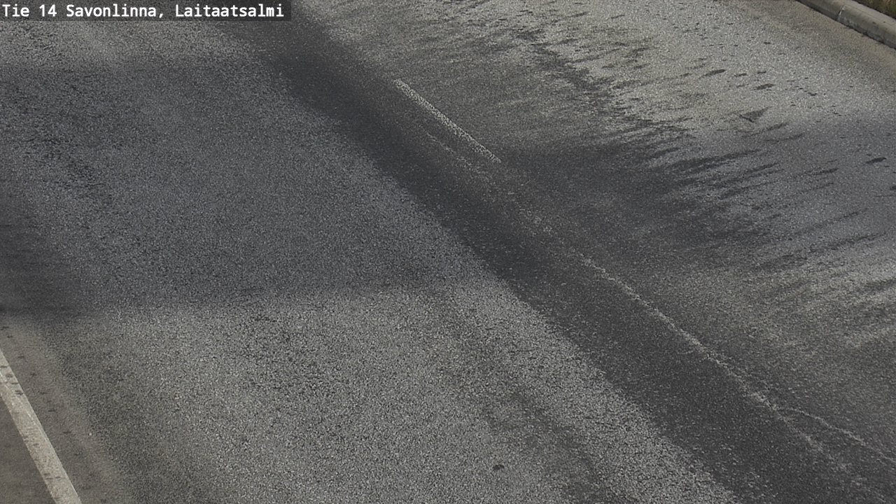 Weather Camera Image Väg 14 Nyslott, Laitaatsalmi, Savonlinna, Etelä-Savo