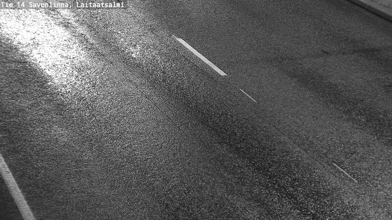 Weather Camera Image Väg 14 Nyslott, Laitaatsalmi, Savonlinna, Etelä-Savo