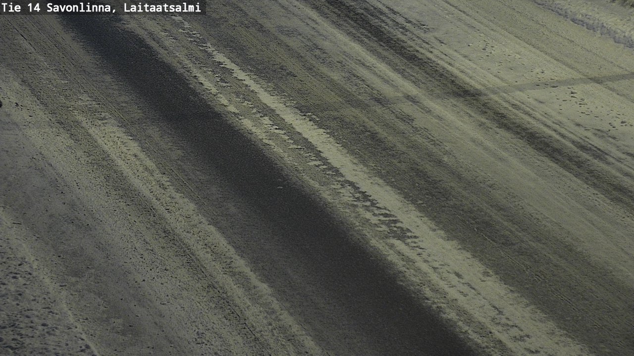 Weather Camera Image Road 14 Savonlinna, Laitaatsalmi, Savonlinna, Etelä-Savo