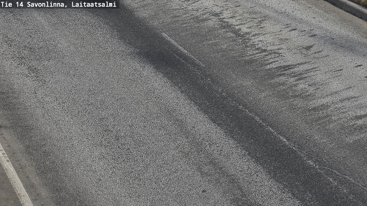 Weather Camera Image Väg 14 Nyslott, Laitaatsalmi, Savonlinna, Etelä-Savo