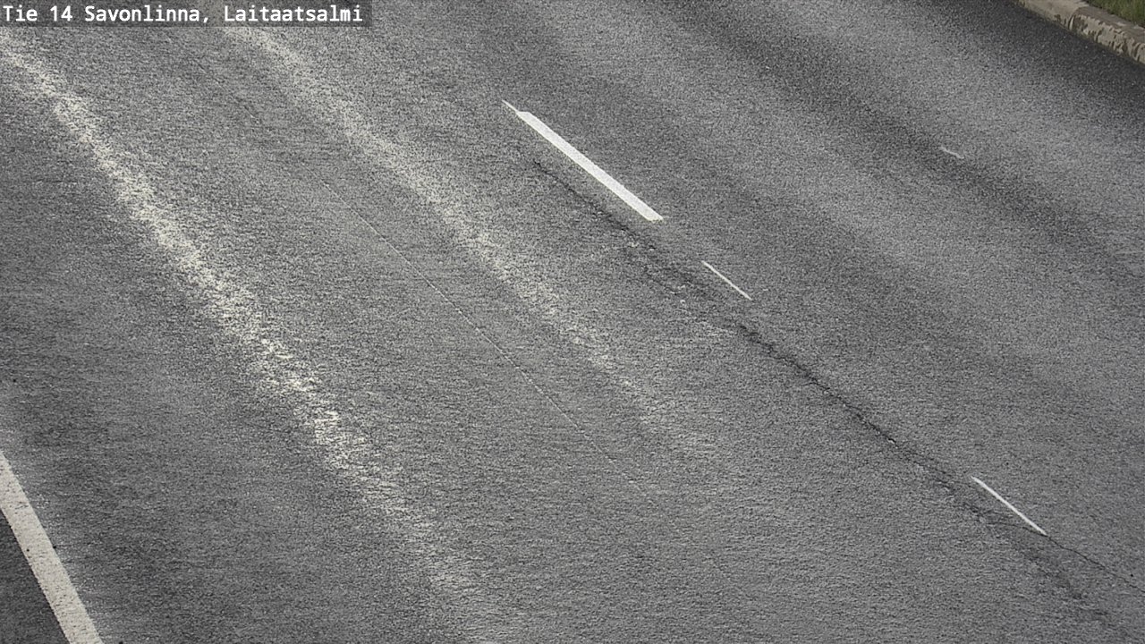 Weather Camera Image Väg 14 Nyslott, Laitaatsalmi, Savonlinna, Etelä-Savo