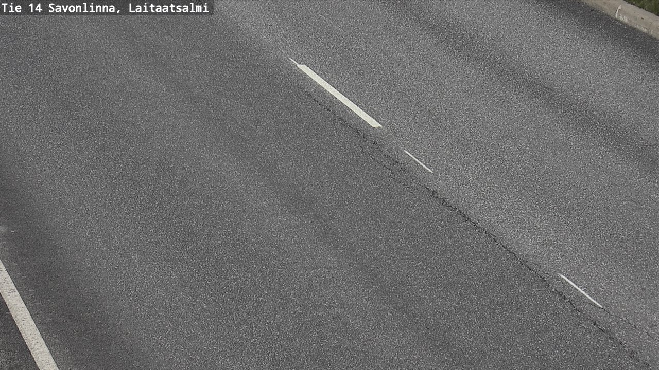 Weather Camera Image Road 14 Savonlinna, Laitaatsalmi, Savonlinna, Etelä-Savo