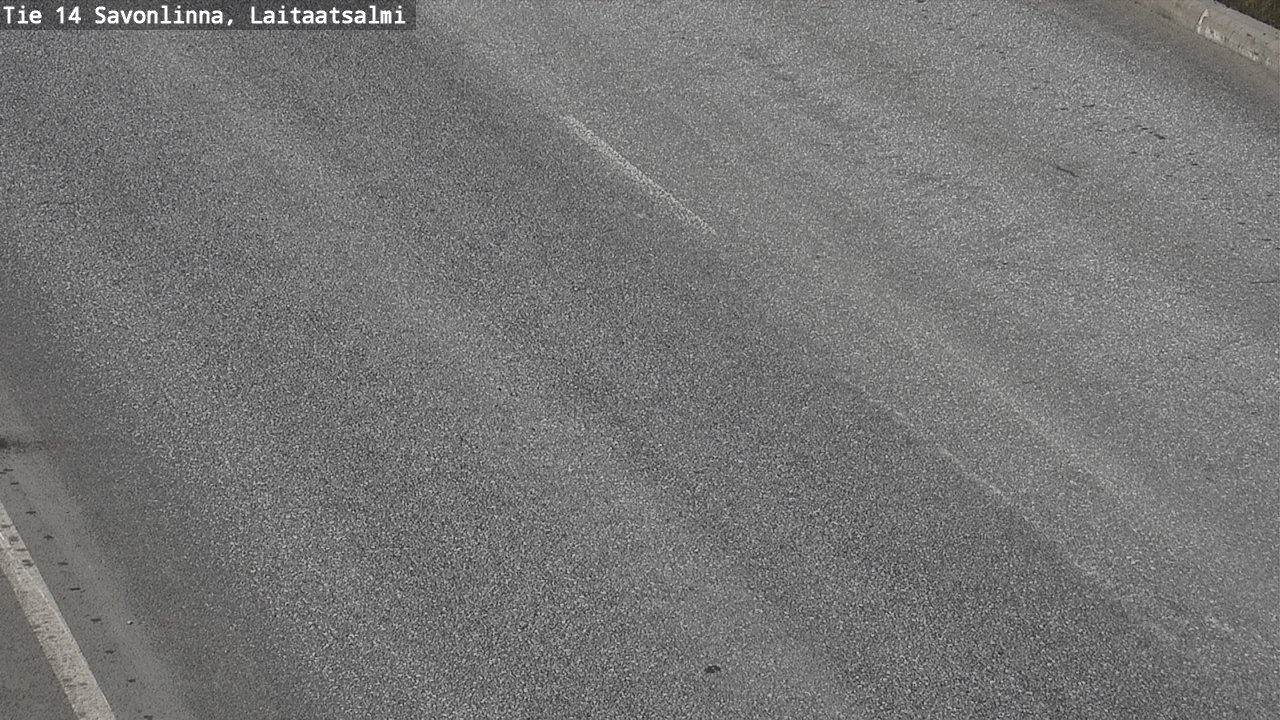 Weather Camera Image Väg 14 Nyslott, Laitaatsalmi, Savonlinna, Etelä-Savo