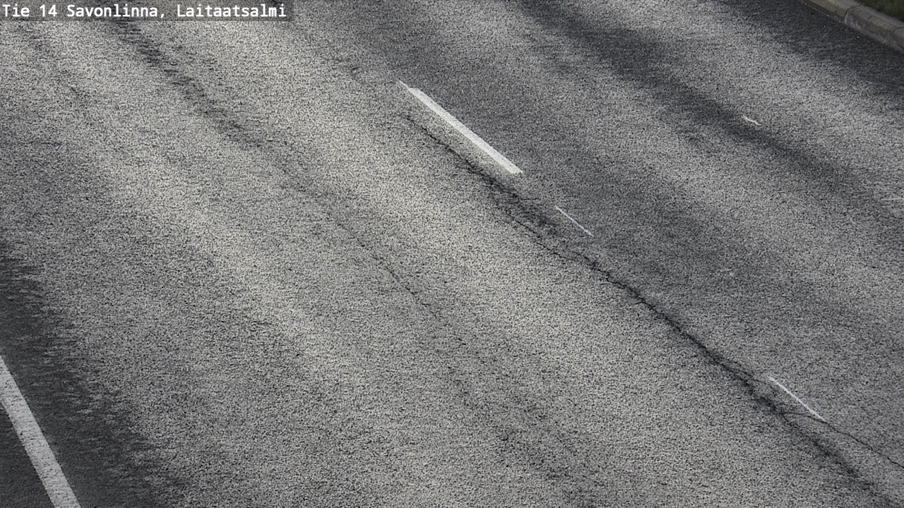 Weather Camera Image Väg 14 Nyslott, Laitaatsalmi, Savonlinna, Etelä-Savo