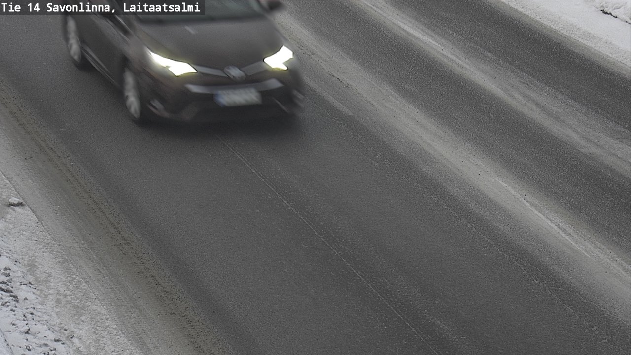 Weather Camera Image Road 14 Savonlinna, Laitaatsalmi, Savonlinna, Etelä-Savo