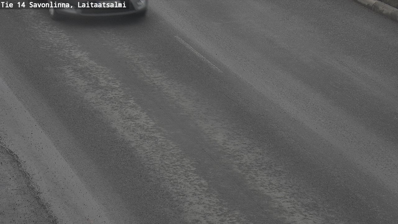 Weather Camera Image Road 14 Savonlinna, Laitaatsalmi, Savonlinna, Etelä-Savo