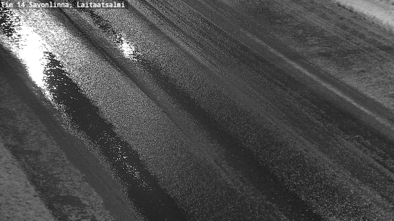 Weather Camera Image Väg 14 Nyslott, Laitaatsalmi, Savonlinna, Etelä-Savo