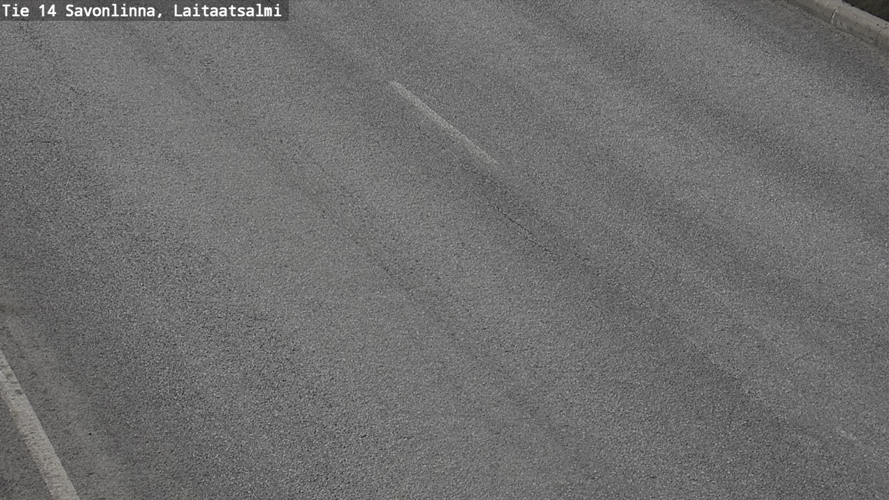 Weather Camera Image Väg 14 Nyslott, Laitaatsalmi, Savonlinna, Etelä-Savo