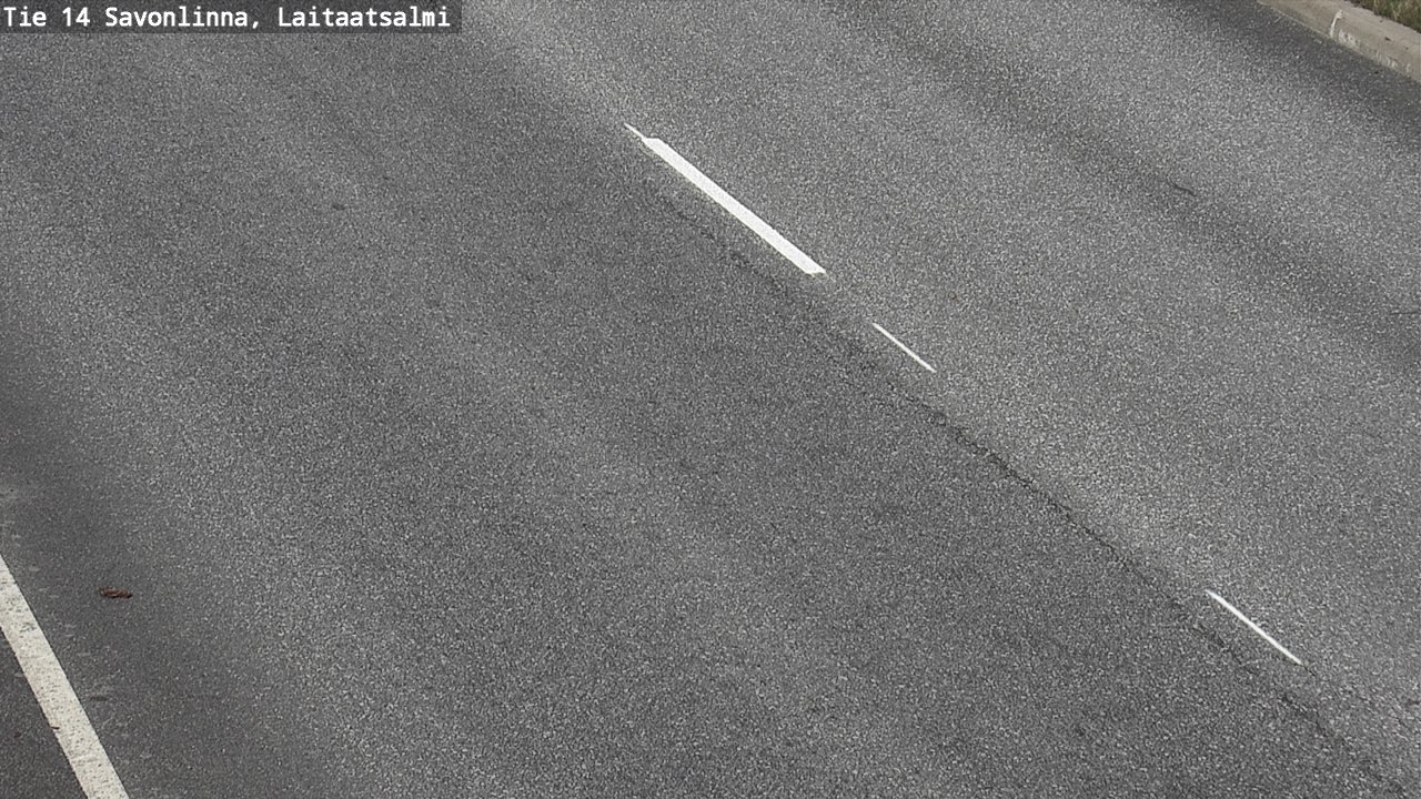 Weather Camera Image Väg 14 Nyslott, Laitaatsalmi, Savonlinna, Etelä-Savo