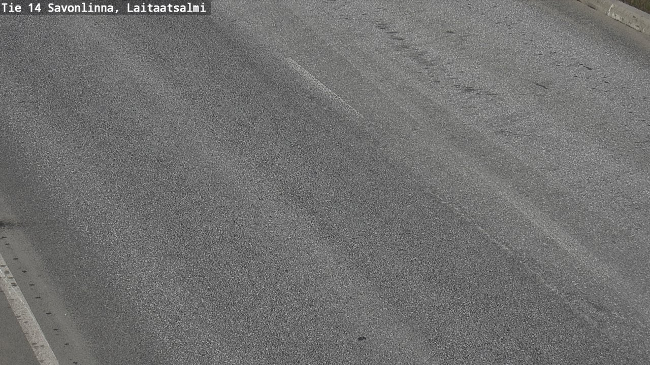 Weather Camera Image Väg 14 Nyslott, Laitaatsalmi, Savonlinna, Etelä-Savo